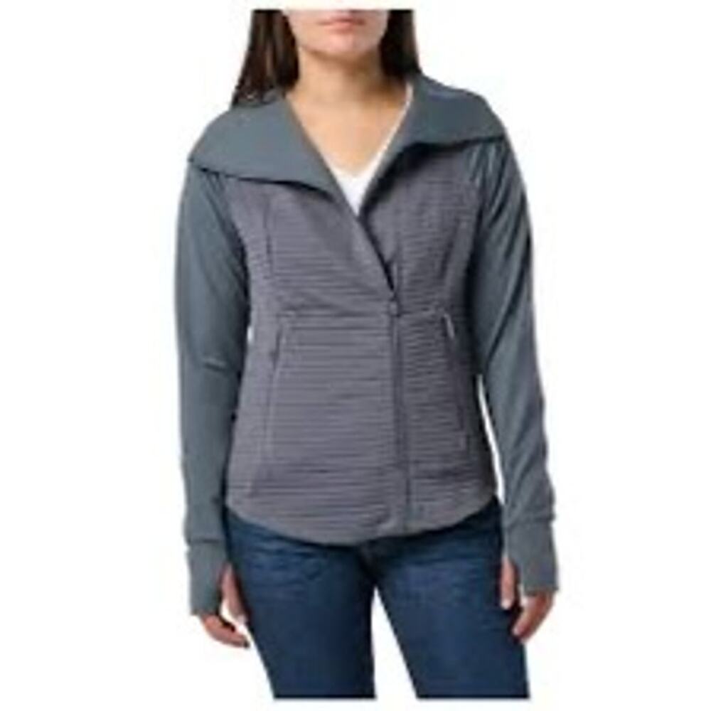 5.11 Tactical Crystal Hybrid Full Zip Lightweight Jacket Women's Size M Gray